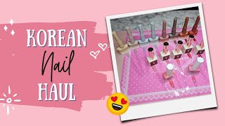 SWEET NAIL POLISH HAUL| KOREAN NAIL POLISH HAUL