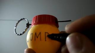 Как сделать ГРАНАТУ своими руками   How to make grenade bomb