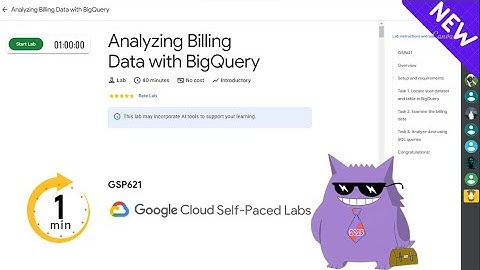Analyzing Billing Data with BigQuery | #2025 | #GSP621 |#qwiklabs |Solution