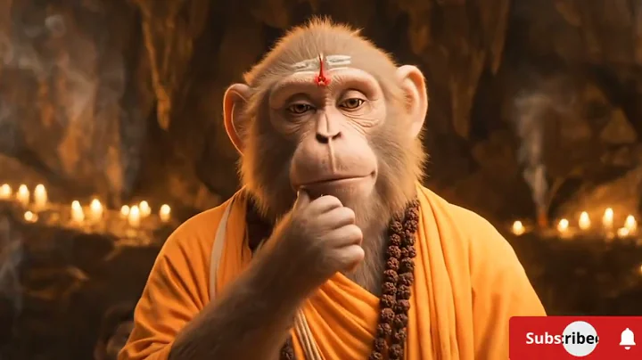 “Baba Bunty 🐒 | Hyper realistic Monkey Giving Gyan in Himalayan Cave 🧘‍♂️ #ai #aivideo #aimonkey