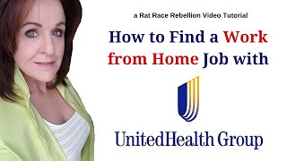 How to Find a Work from Home Job with UnitedHealth Group