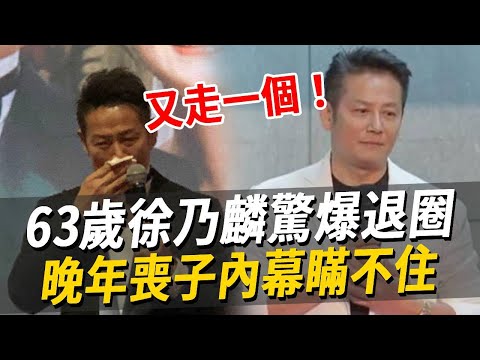 又走一個！徐乃麟驚爆退圈！晚年喪子內幕瞞不住，妻子痛哭曝特殊癖好太驚人#徐乃麟#娛樂八點檔