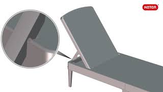 How to Assemble - Jaipur sun lounger