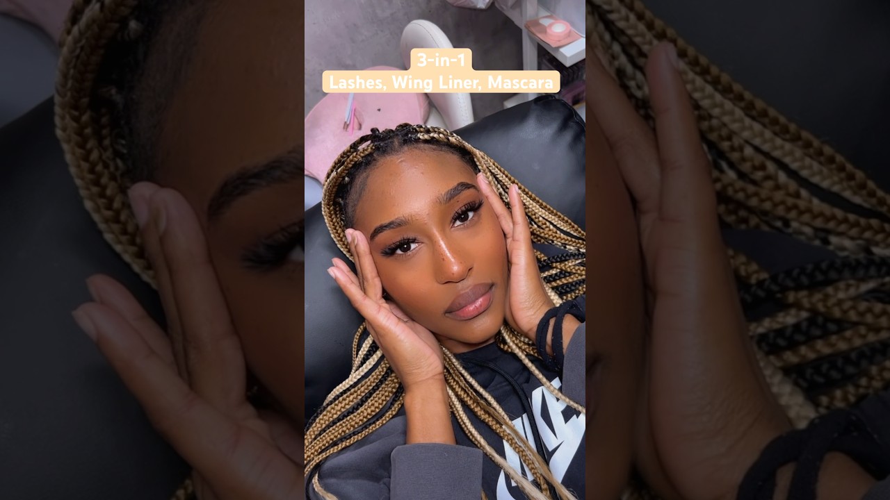 3-in-1 Lashes, Wing Liner, Mascara 