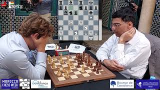 Carlsen beats Anand in just 10 moves! | Casablanca Variant 2024