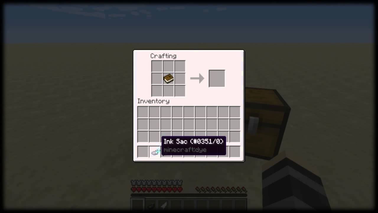 How To MinecraftHow to make Book and Quill YouTube