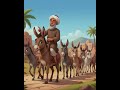 قصة جحا والحمير العشرة قصة مضحكة وذكية قصص قصيرة عربية قصص تراثية كرتون اطفال جحا قصص