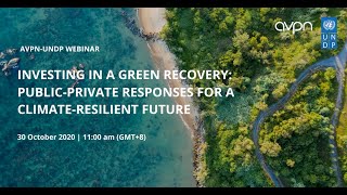 Investing in a Green Recovery: Public-Private Responses for a Climate-Resilient Future