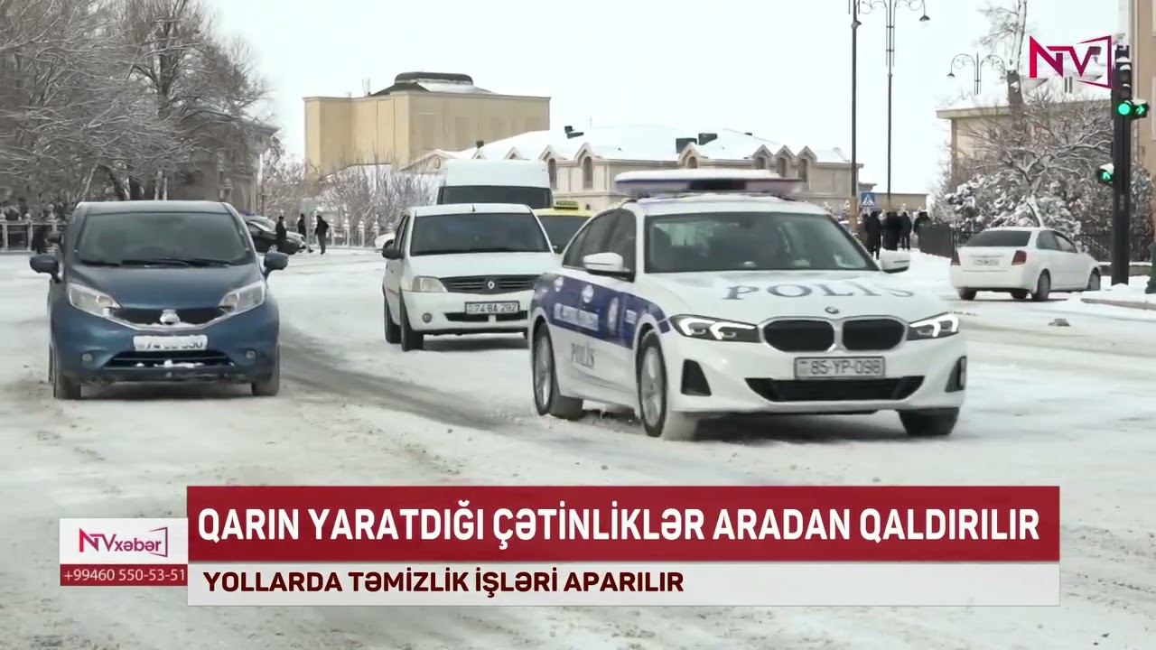 Naxçıvanda qarın yaratdığı çətinliklər aradan qaldırılıb