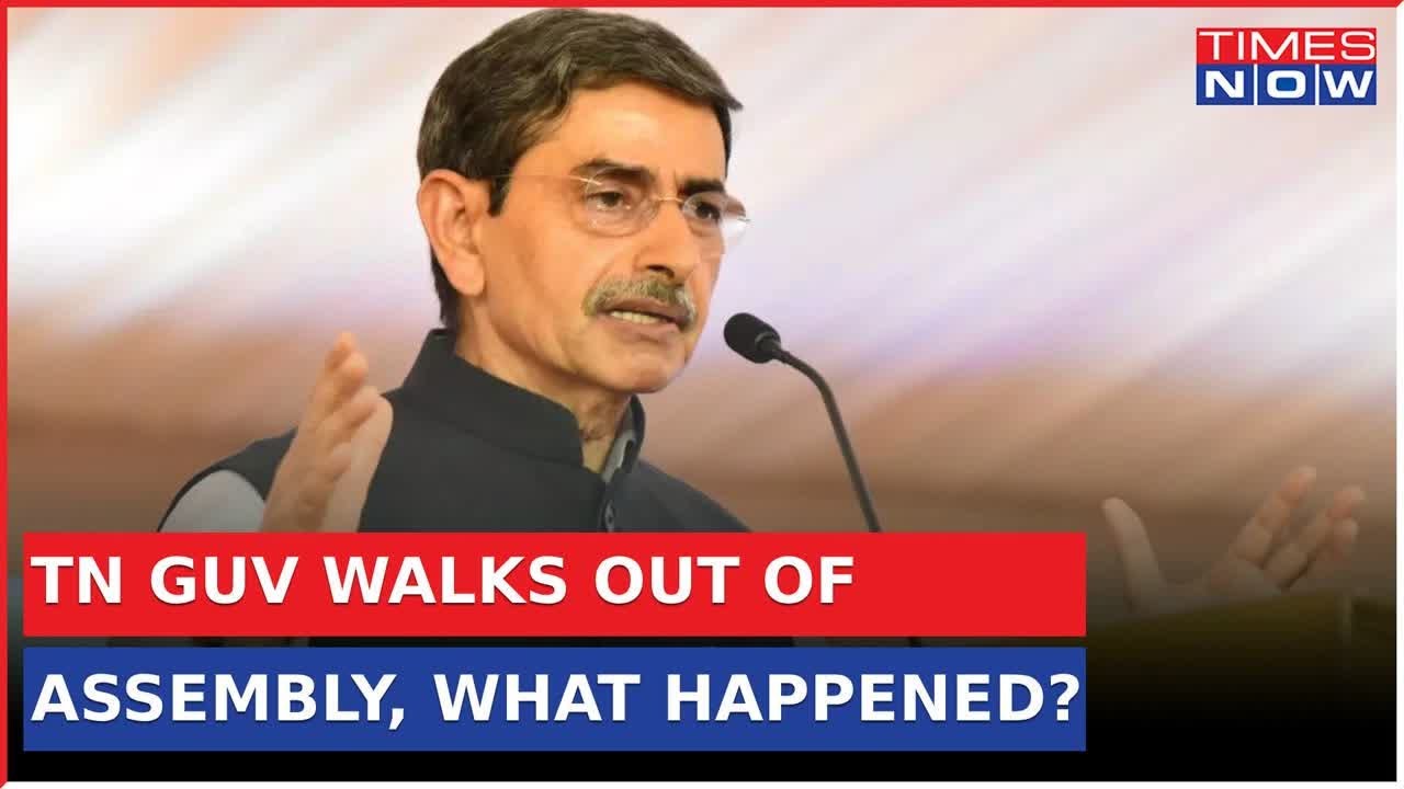 Fresh Row In Tamil Nadu: Governor RN Ravi Walks Out Of Assembly ...