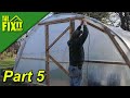 Turning A Trampoline (or 3) Into A Hoop House PART 5 | The Fixit Shed