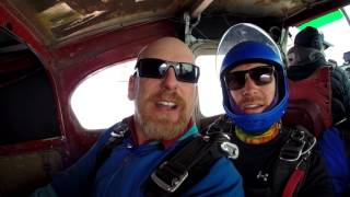 Skydive Moab: - Matt's 1st jump