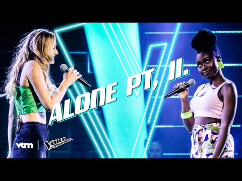 Yvette vs. Annelies - 'Alone, Pt. II' | The Battles | The Voice van Vlaanderen | VTM
