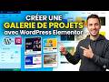Comment créer une GALERIE DE PROJETS WordPress Elementor  2026 1330