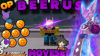 Newroblox Tsb Script Beerus Moveset From Dragon Ball Op 5Th And 6Th Ability Op Moveset