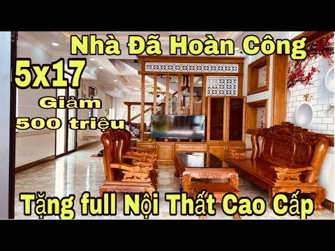 Video Bán Nhà Dĩ An Bình Dương Nhà Góc Hai Mặt Tiền 5x17... - youtube