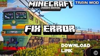 Minecraftpe train mod error fix screenshot 3