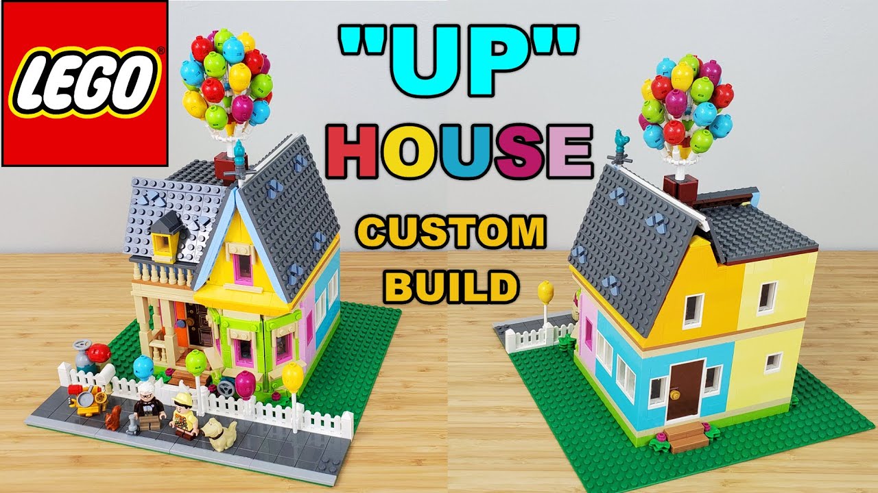 Pixar UP house 43217 MOD with modular base and back half - real