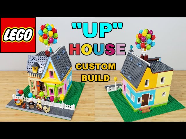 A whimsically delightful Lego version of the Up House. But no Kevin 