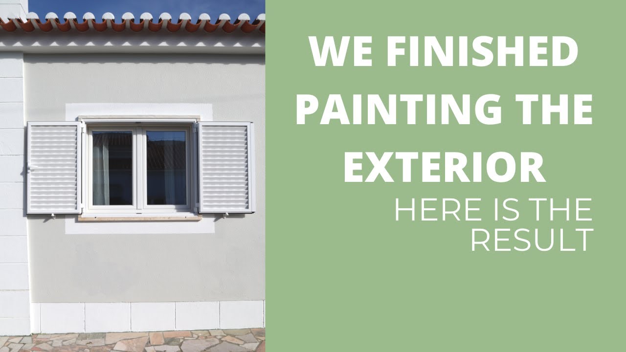 FINISHED HOUSE EXTERIOR PAINTING - FINAL RESULT
