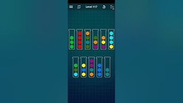 Ball Puzzle Game sorting easy step Game level  117