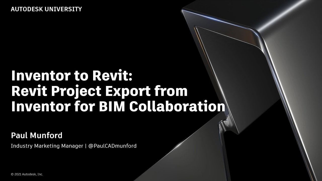 [REVIT - INVENTOR] - Inventor para Revit: Exportar projeto Revit do ...