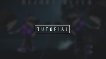 ► Tutorial | Minecraft Render Effects