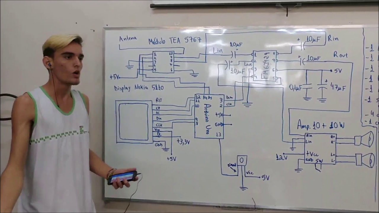 Radio utilizando TEA 5767 com FM62429 - YouTube
