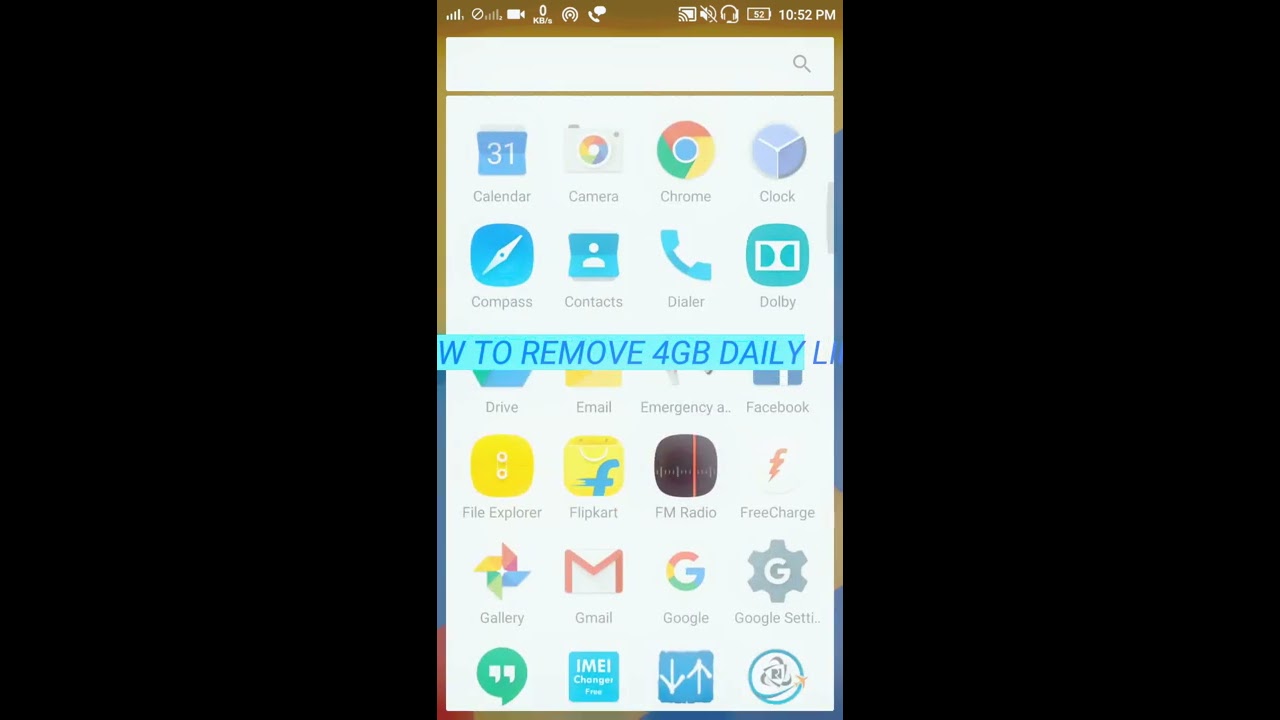 HOW TO REMOVE 4GB LIMIT ON JIO