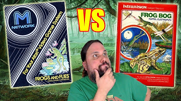 Frogs and Flies / Frog Bog | Atari 2600 vs Intellivision