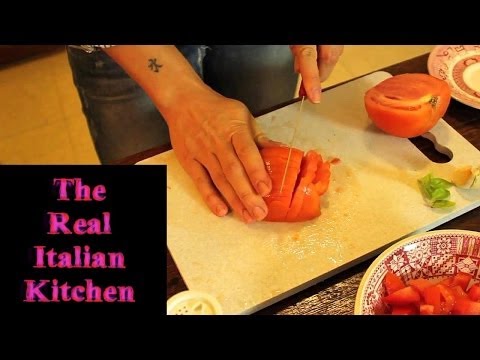 Bruschetta with Tomato & Basil Recipe (Authentic) - Real Italian Kitchen