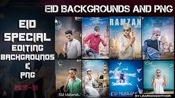 (Hd)Eid Editing Background and Png zip file Download By Learningwithsr 2018