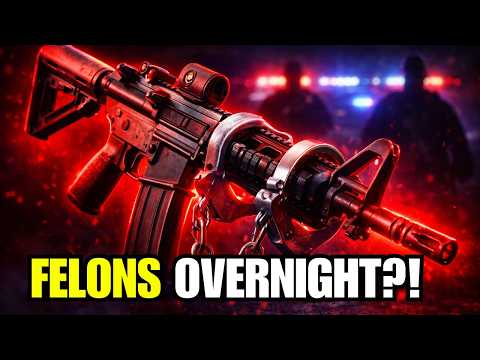 Millions of Gun Owners Just Became Felons-- OVERNIGHT
