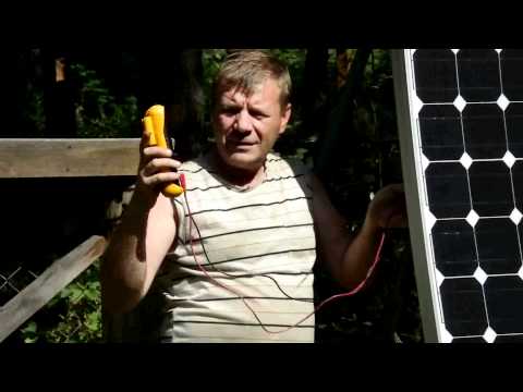 Как работает солнечная батарея и как её проверить! http://nature-energy.ru