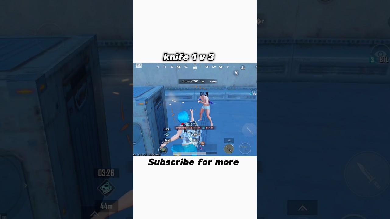 Knife🔪 1v3 