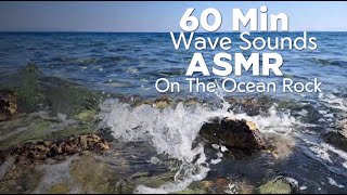 Sounds of Waves on the Ocean Rock #ASMR #Waves #chilling #serenity #beach