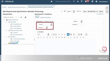 Innovation Management | Adding a Requirements Specification to another Requirements Specification