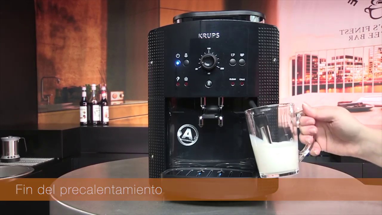 Con esta cafetera superautomática de Krups, por fin vas a poder decirle  adiós a las cápsulas de café y a tu vieja cafetera italiana