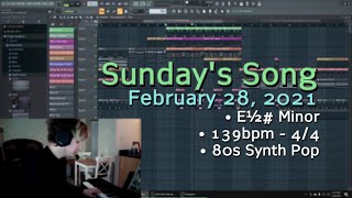 2/28's Sunday Song - 80s Synth in E Half-Sharp