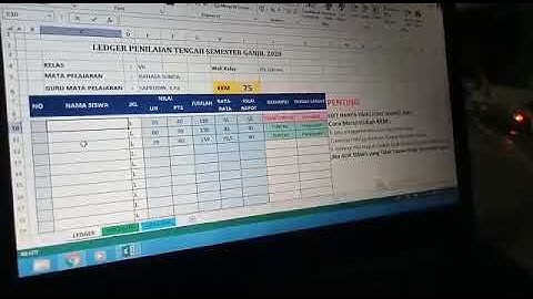 TUTORIAL MEMASUKKAN NILAI PTS KE APLIKASI OTOMATIS (LEGGER)