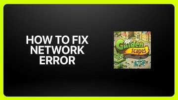 How To Fix Network Error In Gardenscapes 2025! Tutorial
