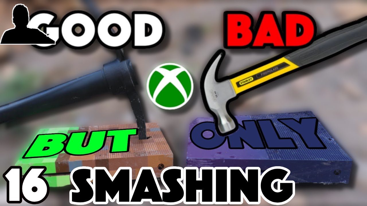 Bored Smashing - MINECRAFT AND FORTNITE XBOX ONE S but Only Smashing