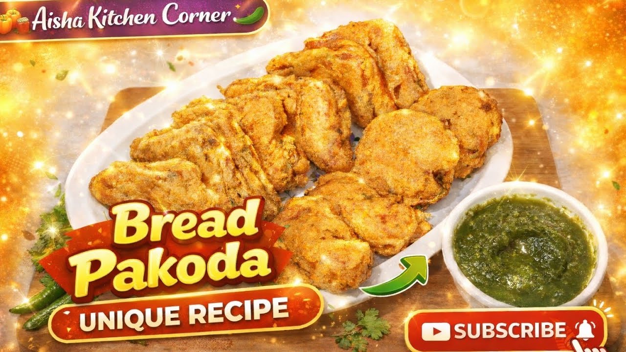 Bread pakoda unique recipe,how to make bread pakoda, Bread pakoda recipe 