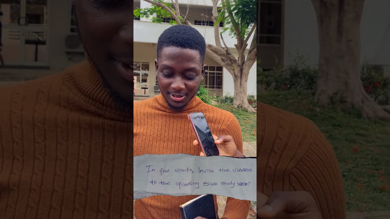 Welcome to Bible study week at the Elizade University Chapel