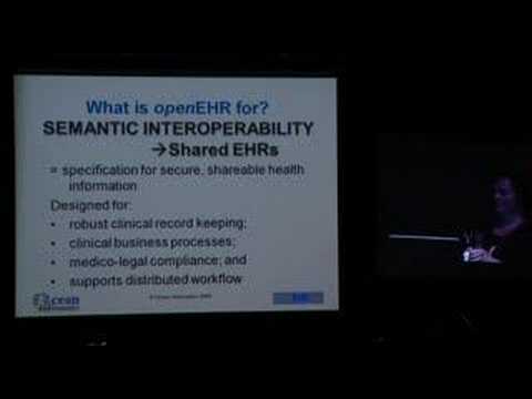 Lecture of openEHR02 by Heather Leslie at Kyoto 20...