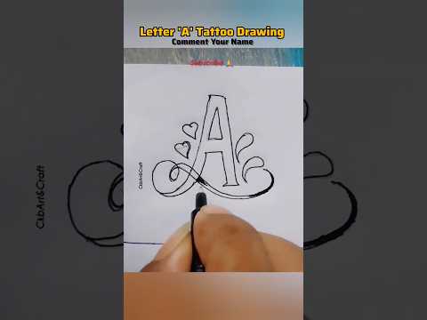 Letter 'A' Tattoo