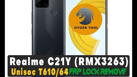Realme C21Y (RMX3263) FRP Lock Remove with Hydra Tool