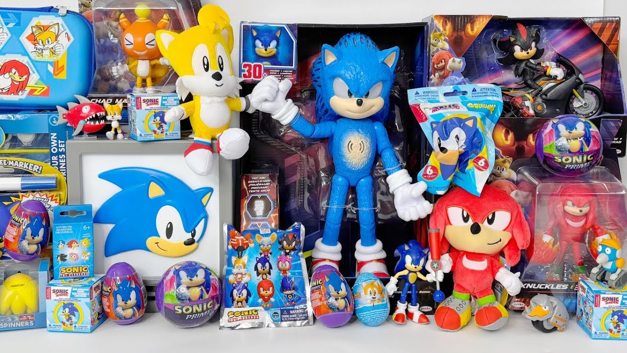 ASMR Sonic The Hedgehog Collection Oddly Satisfying Toy Unboxing