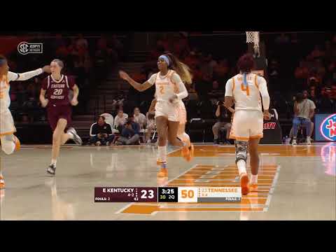 Lady Vols Basketball highlights vs. Eastern Kentucky