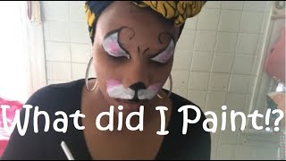 Cat Face Painting w. Wolfe FX Face Paint